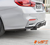 Vorsteiner Style Carbon Fibre Rear Bumper Bar Diffuser for BMW F80 M3 & F82 F83 M4 3 pieces